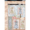Kanban Crafts - All About Her Collection - Die Cut Punchouts and 8 x 12 Patterned Cardstock with Foil Accents - Rosanna Delights