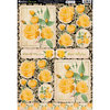 Kanban Crafts - All About Her Collection - Die Cut Punchouts and 8 x 12 Patterned Cardstock - Always and Forever - Yellow Roses