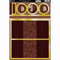 Kanban Crafts - Cafe Collection - Die Cut Concept Card Kit with Foil Accents - Bella Mini Cakes - Chocolate