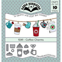 Karen Burniston - Craft Dies - Coffee Charms