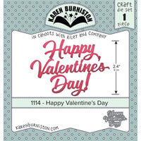 Karen Burniston - Craft Dies - Happy Valentines Day