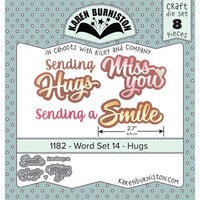 Karen Burniston - Craft Dies - Word Set 14 - Hugs