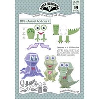 Karen Burniston - Craft Dies - Animal Add-Ons 04 - Octopus Alligator and Frog