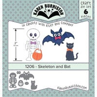 Karen Burniston - Craft Dies - Skeleton and Bat