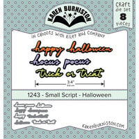 Karen Burniston - Craft Dies - Small Script - Halloween