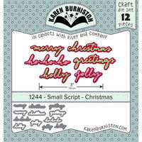 Karen Burniston - Craft Dies - Small Script - Christmas