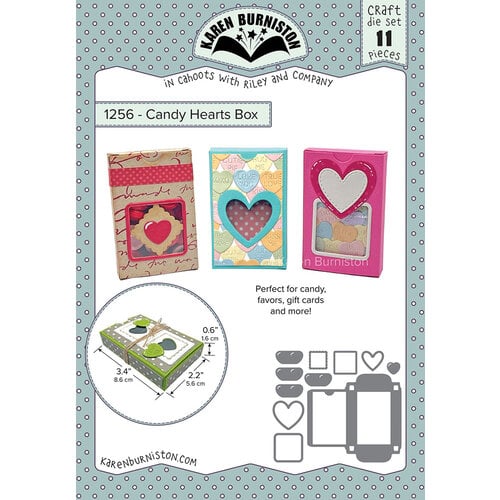 Karen Burniston - Craft Dies - Candy Hearts Box