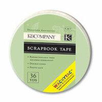K and Company - Wacky Tac - Scrapbook Tape - 36 yards