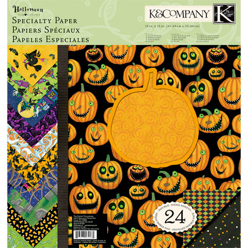 K and Company - Halloween Collection by Tim Coffey - 12 x 12 Specialty Paper Pad