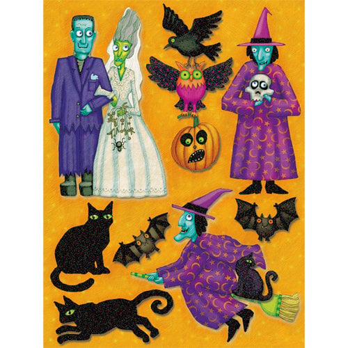 K and Company - Halloween Collection by Tim Coffey - Grand Adhesions Stickers - Ghoul