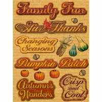 K and Company - Fall Collection by Tim Coffey - Adhesive Chipboard, CLEARANCE