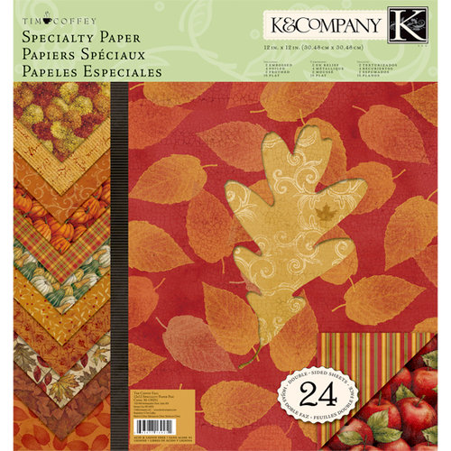 K and Company - Fall Collection by Tim Coffey - 12 x 12 Speciality Paper Pad