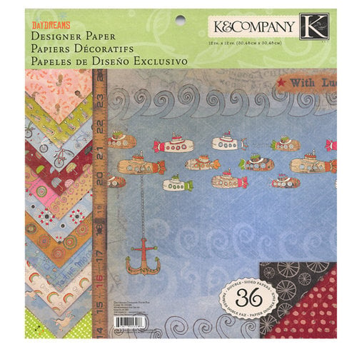 K and Company - Daydreams Collection - 12 x 12 Designer Paper Pad