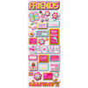 K and Company - 3 Dimensional Sticker Medley - Lucy Love Friends