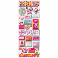 K and Company - 3 Dimensional Sticker Medley - Lucy Love Friends
