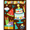 K and Company - Grand Adhesions 3 Dimensional Stickers - Birthday
