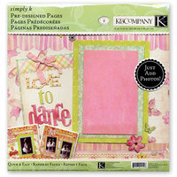 K and Company - Simply K - 12 x 12 Pre-Designed Pages - Ballerina