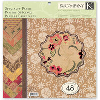 K and Company - Olive Tree Kraft Collection - 12 x 12 Specialty Paper Pad