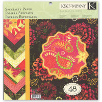 K and Company - Simply Scarlet Collection - 12 x 12 Specialty Paper Pad