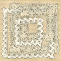 K and Company - Handmade Collection - Fabric Art - Lace Frames, CLEARANCE