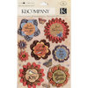K and Company - Blossomwood Collection by Tim Coffey - Grand Adhesions Stickers - Words, CLEARANCE