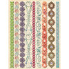 K and Company - Jubilee Collection - Rub Ons - Border, CLEARANCE