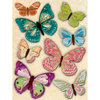 K and Company - Jubilee Collection - Grand Adhesions Stickers with Glitter and Gem Accents - Butterfly, CLEARANCE