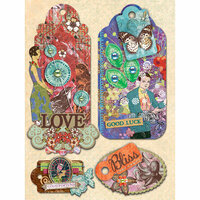 K and Company - Jubilee Collection - Stitched Adornments with Foil and Gem Accents - Icons, CLEARANCE