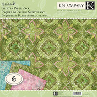 K and Company - Jubilee Collection - 12 x 12 Glitter Paper Pack