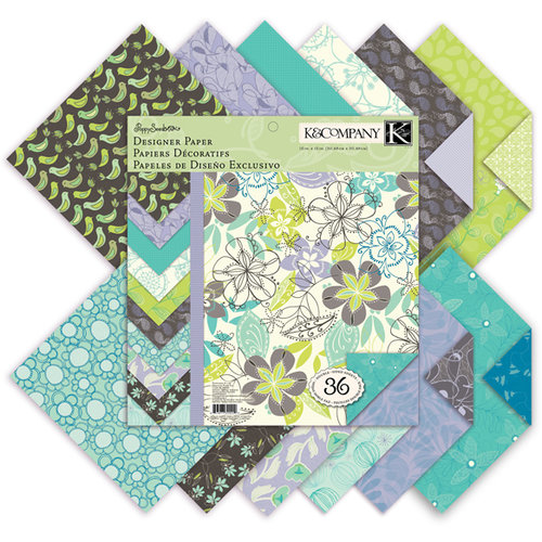 K and Company - PoppySeed Collection - 12 x 12 Designer Paper Pad, CLEARANCE