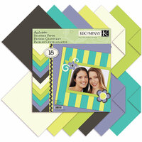 K and Company - PoppySeed Collection - 12 x 12 Shimmer Paper Pad