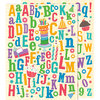 K and Company - Confetti Collection - Die Cut Glitter Stickers - Alphabet