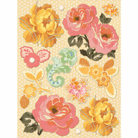 K and Company - Handmade Collection - Grand Adhesions Stickers - Floral