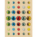 K and Company - Handmade Collection - Adhesive Gems, CLEARANCE