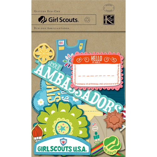 K and Company - Girl Scouts Collection - Die Cut Cardstock Pieces, CLEARANCE