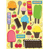 K and Company - Citronella Collection - Grand Adhesions Stickers - Ice Cream, CLEARANCE