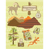 K and Company - Happy Trails Collection - Grand Adhesions Stickers - Grand Canyon