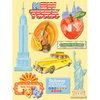 K and Company - Happy Trails Collection - Grand Adhesions Stickers - New York