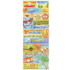 K and Company - Happy Trails Collection - Embossed Stickers - Words, CLEARANCE