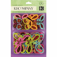 K and Company - Layered Accents with Foil and Gem Accents - Butterfly, CLEARANCE