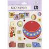 K and Company - 3 Dimensional Stickers with Gem Accents - Baby Fun