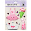 K and Company - 3 Dimensional Stickers with Glitter and Gem Accents - Little Performer