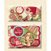 K and Company - Yuletide Collection - Christmas - Layered Accents with Varnish Accents - Tags