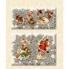 K and Company - Yuletide Collection - Christmas - Layered Accents with Glitter Accents - Medallion