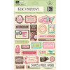 K and Company - Blossom Collection - Clearly Yours - Epoxy Stickers - Word