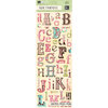 K and Company - Blossom Collection - Die Cut Stickers - Alphabet