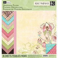 K and Company - Blossom Collection - 12 x 12 Designer Paper Pad