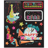 K and Company - Life's Little Occasions Collection - 3 Dimensional Stickers with Glitter and Puffy Accents - New Years