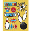 K and Company - Life's Little Occasions Collection - 3 Dimensional Stickers with Epoxy Accents - Bowling, CLEARANCE