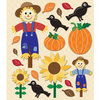 K and Company - Life's Little Occasions Collection - 3 Dimensional Stickers with Epoxy Accents - Scarecrow